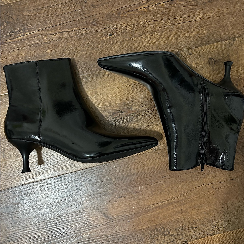Rachel Zoe kitten heel ankle boots
